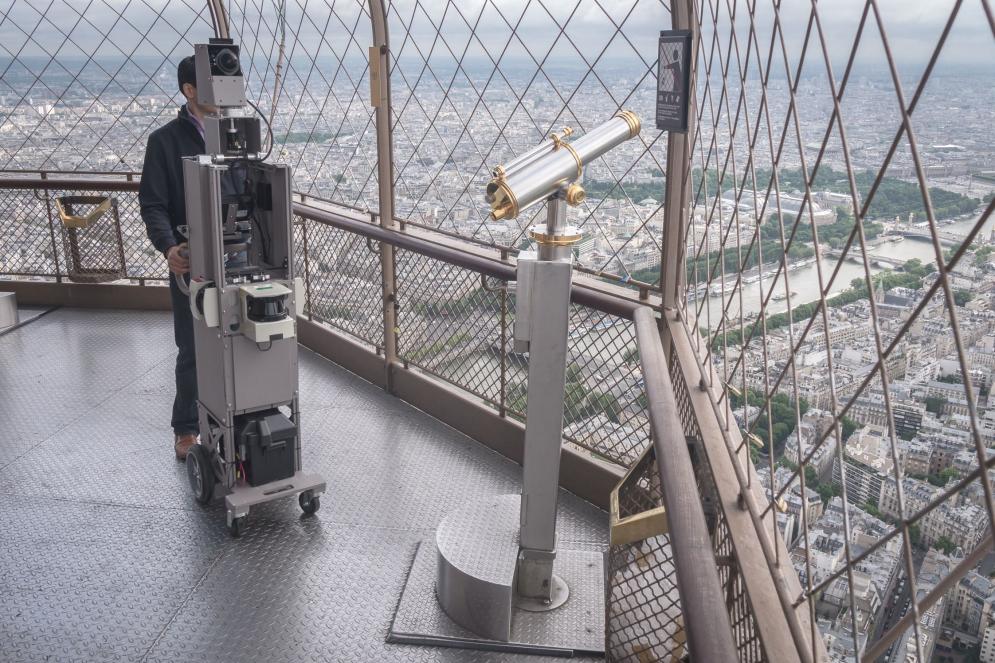 View from the 2nd floor of the Eiffel Tower