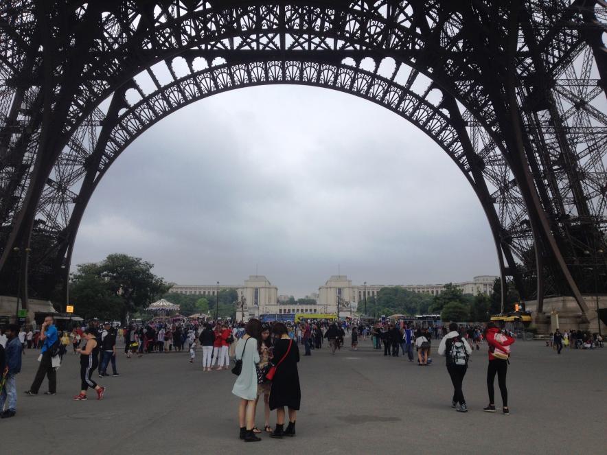 Ground floor of the Eiffel Tower