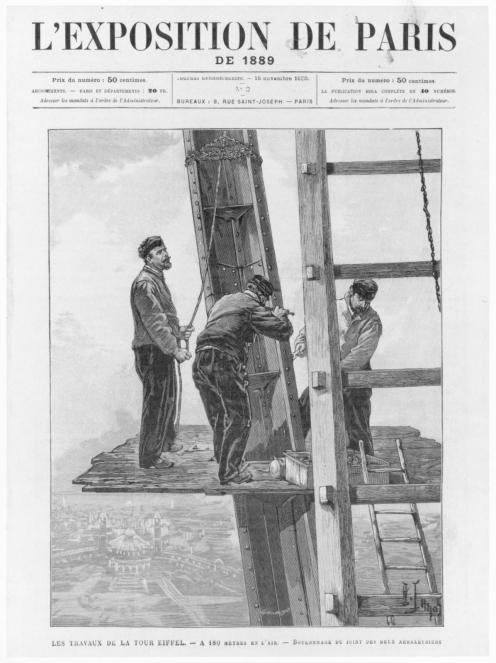 Construction tour Eiffel