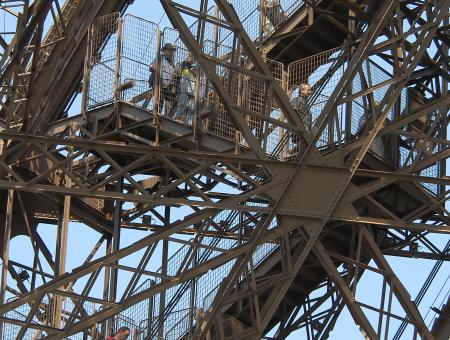 Eiffel Tower stairs