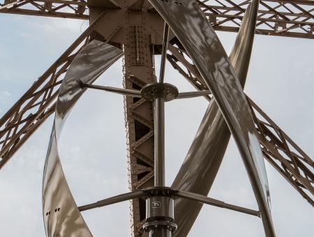 wind turbine of the Eiffel Tower