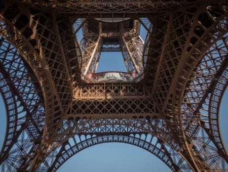 Vue 1er étage de la tour Eiffel