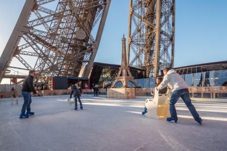 Patinoire 1er étage de la tour Eiffel